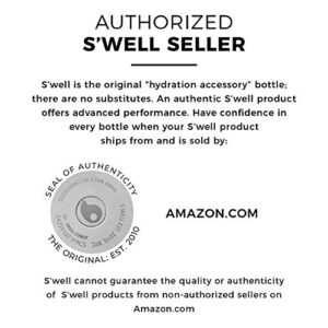 S'well Cap Triple-Layered Vacuum-Insulated Containers Keeps Drinks Cold for 48 Hours and Hot for 24 - BPA-Free - Perfect for the Go, Fits 25 Oz S'well Bottles, Silver