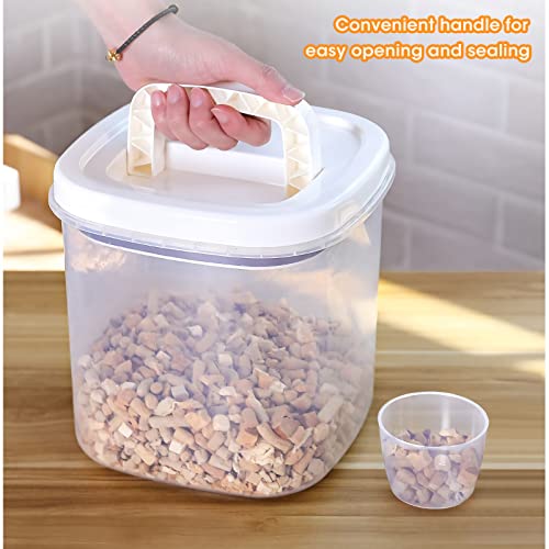 TBMax Extra Large Flour and Sugar Containers with Airtight Lid | Rice Storage Container 20 lbs / 10.5Qt | Plastic Food Storage Bin for Kitchen Pantry Organization and Storage Containers
