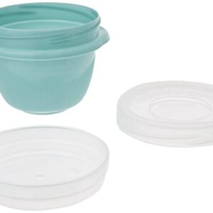 Rubbermaid TakeAlongs Snacking Food Storage Containers, 1.2 Cup, Colors may vary