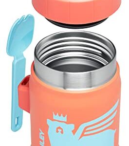 Stanley Heritage Insulated Food Jar for Kids (8 and Above) with Spork, 14oz Stainless Steel Kids’ Lunch Box, Dishwasher Safe and BPA-Free