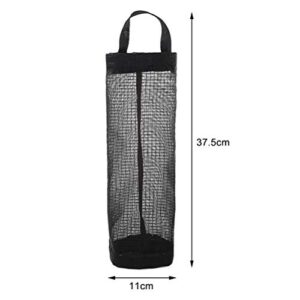 2 Packs Plastic Bag Holder, Grocery Bag Holder Trash Bags Holder Organizer Mesh Hanging Storage Dispensers Breathable Mesh Garbage Bag Organizer Plastic Bag Storage for Kitchen