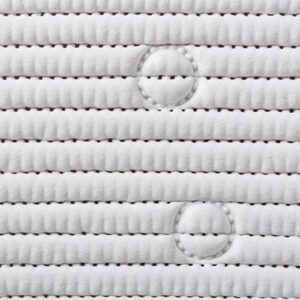 Clorox Cushioned Shower Mat, Non-Slip With Suction Cups, 21 x 21 Inches, White, 285343