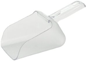 rubbermaid 9f75 32 oz capacity, 10.8″ length x 4.8″ width x 4.7″ height, clear color, polycarbonate bouncer contour scoop