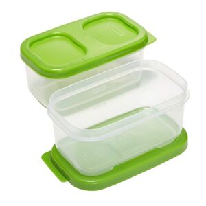 Rubbermaid LunchBlox Side Container, Green, Pack of 2