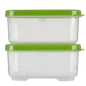 Rubbermaid LunchBlox Side Container, Green, Pack of 2