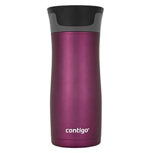 Contigo AUTOSEAL West Loop Vaccuum-Insulated Stainless Steel Travel Mug, 16 oz, Radiant Orchid Trans Matte