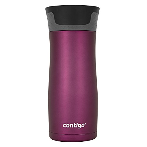 Contigo AUTOSEAL West Loop Vaccuum-Insulated Stainless Steel Travel Mug, 16 oz, Radiant Orchid Trans Matte