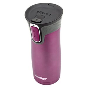 Contigo AUTOSEAL West Loop Vaccuum-Insulated Stainless Steel Travel Mug, 16 oz, Radiant Orchid Trans Matte