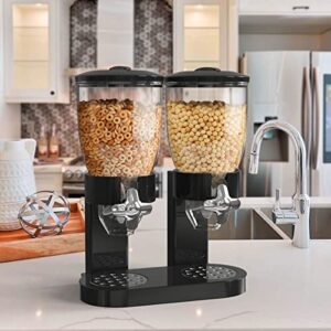 Retail Blade Dual Food Dispenser - Dry Food Dispenser Perfect As A Candy, Nuts, Rice, Granola, Cereal & more Dispenser. Dispenses 1 Ounce Per Twist! Stores Food, and Keeps Your Food fresh!