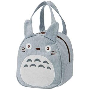 Skater My Neighbor Totoro Die Cut Lunch Bag with Zip Closure - Totoro Grey