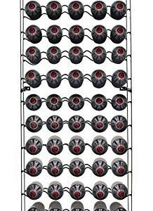 Sorbus Wine Rack Free Standing Floor Stand - Racks Hold 75 Bottles of Your Favorite Wine - Large Capacity Elegant Wine Storage for Any Bar, Wine Cellar, Kitchen, Dining Room, etc (75 Bottles)