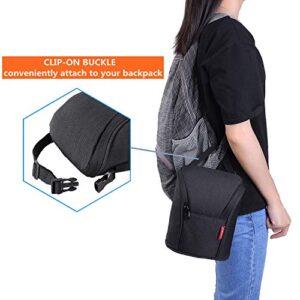 Lightweight Insulated Mini Lunch Bag,Cooler Lunch Box For Women,Men , Compact Lunch Pail for Office Black.¡­