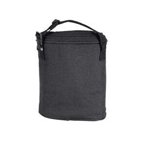 Lightweight Insulated Mini Lunch Bag,Cooler Lunch Box For Women,Men , Compact Lunch Pail for Office Black.¡­