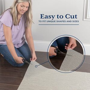 Veken Multi-Function Anti-Slip Pad, 1 x 10 Feet Rug Pad, Shelf Cabinet Liner, 12 in x 10 Ft Drawer Liners Non Adhesive, Non Slip Kitchen Cupboard Liner, Easy Install Storage Mat