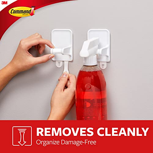 Command Spray Bottle Hanger with 2-Strips, 2-Pack, Organize Damage-Free