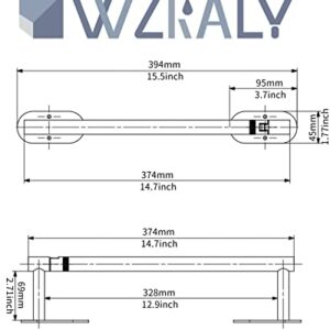 WZKALY Paper Towel Holder, Adhesive Paper Towel Holder Under Cabinet Self-Adhesive or Wall Mounted SUS304 Stainless Steel for Kitchen Bathroom Farmhouse Barbecue Laundry (Sliver)