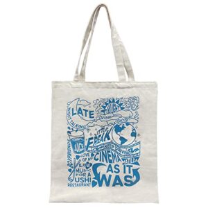 muumzi singer inspired song idea gift music tote bag, idea gift women canvas tote bag gift for fan, reusable canvas tote bags, tote bags for birthday gifts