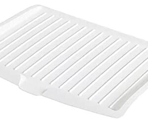 ANDRSAN Kitchen Utility Draining Board｜Light Weight, Space Efficient, Water Drain (White)