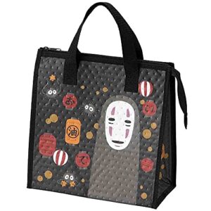 spirited away thermal insulated lunch bag with zip closure – lanterns