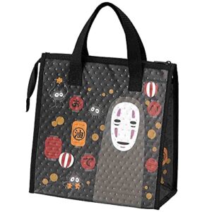 Spirited Away Thermal Insulated Lunch Bag with Zip Closure - Lanterns