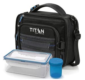artic zone titan deep freeze lunch bag black