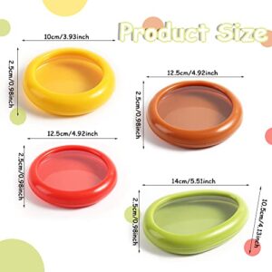 4 PCS Fresh Stretch Pod for Avocado Onion Lemon Tomato Saver and Storage Keeper Reusable Avocado Stretch Storage Containers Food Storage Box for Fruit and Vegetable Storage