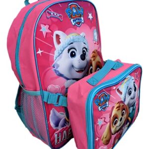 Group Ruz Nickelodeon Girl Paw Patrol 16" Backpack With Detachable Matching Lunch Box