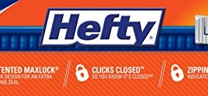 Hefty Slider Storage Bags, Gallon Size, 30 Count (Pack of 4), 120 Total