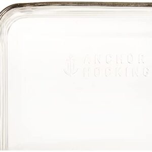 Anchor Hocking 11-Cup Rectangular Food Storage Containers, Blue, Set of 2 -