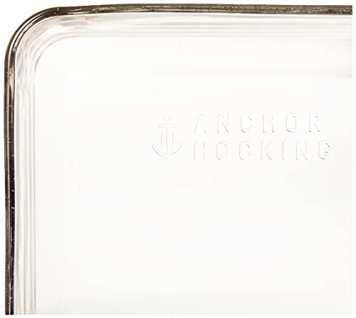 Anchor Hocking 11-Cup Rectangular Food Storage Containers, Blue, Set of 2 -