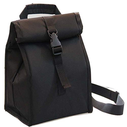 ZM-YOUTOO Insulated Lunch Bag Thermal Foldable Lunch Box with Adjustable Shoulder Strap for Men, Adults, Women Office, Work, Picnic Hiking Beach