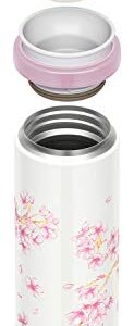 Thermos JNY-502 HNZ Water Bottle, Made in Japan, Vacuum Insulated Travel Mug, 16.9 fl oz (500 ml), Hanazakura