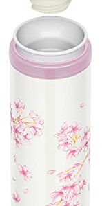 Thermos JNY-502 HNZ Water Bottle, Made in Japan, Vacuum Insulated Travel Mug, 16.9 fl oz (500 ml), Hanazakura