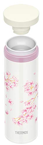 Thermos JNY-502 HNZ Water Bottle, Made in Japan, Vacuum Insulated Travel Mug, 16.9 fl oz (500 ml), Hanazakura