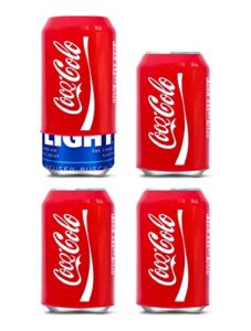 [4 pack] can covers that look like soda, silicone sleeves for cans, can wraps, fits all 12fl oz 355ml