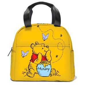 cartoon lunch bag for women men insulation portable lunch box tote bags for work picnic travel gifts