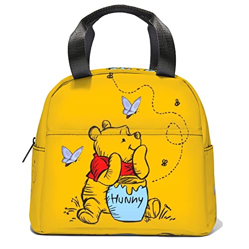 Cartoon Lunch Bag For Women Men Insulation Portable Lunch Box Tote Bags for Work Picnic Travel Gifts