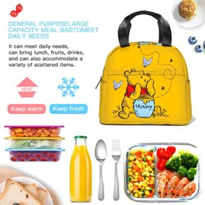 Cartoon Lunch Bag For Women Men Insulation Portable Lunch Box Tote Bags for Work Picnic Travel Gifts