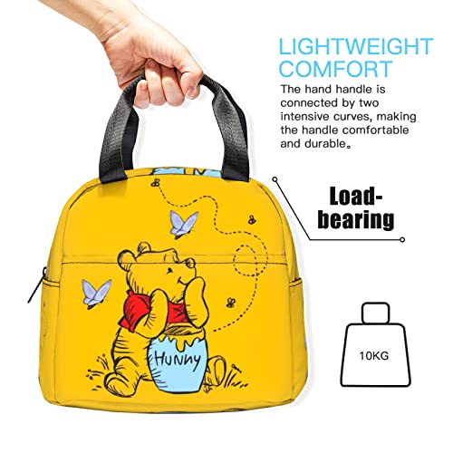 Cartoon Lunch Bag For Women Men Insulation Portable Lunch Box Tote Bags for Work Picnic Travel Gifts