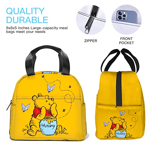 Cartoon Lunch Bag For Women Men Insulation Portable Lunch Box Tote Bags for Work Picnic Travel Gifts