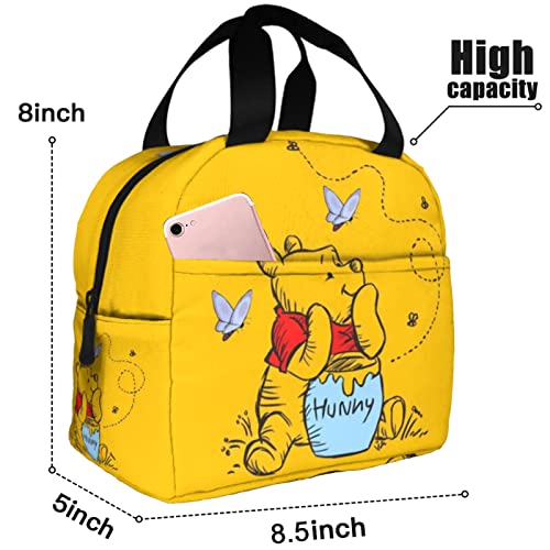 Cartoon Lunch Bag For Women Men Insulation Portable Lunch Box Tote Bags for Work Picnic Travel Gifts