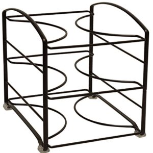 DecoBros Kitchen Wrap Organizer Rack, Bronze (Small / Standard, 2-1/2" Box)