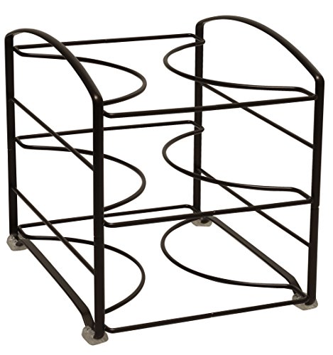 DecoBros Kitchen Wrap Organizer Rack, Bronze (Small / Standard, 2-1/2" Box)