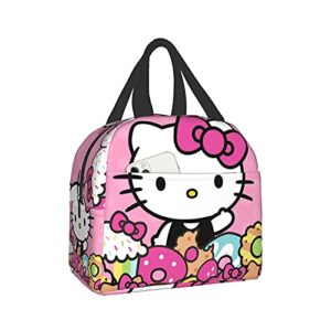 val pasco lunch box large capacity lunch bag cute insulated bento lunch box for boys girls women adult