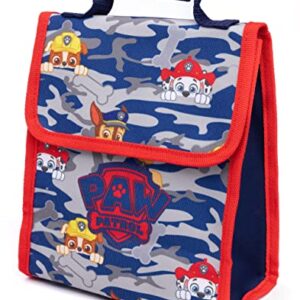 Paw Patrol Backpack Set Kids 4 Piece Camo Lunch Box Water Bottle Pencil Case