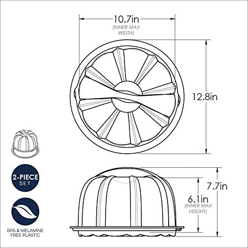 Nordic Ware Translucent Bundt Cake Keeper