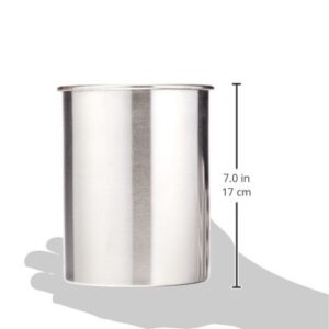 TableCraft Products HU2 Utensil Holder, Stainless Steel Brushed