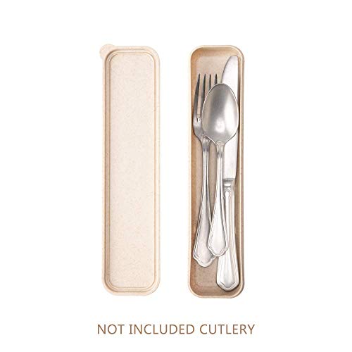 travel silverware case Portable，Travel Tableware Storage Box,utensil case for lunch bag，Flatware Chopsticks Spoon Fork Storage Box