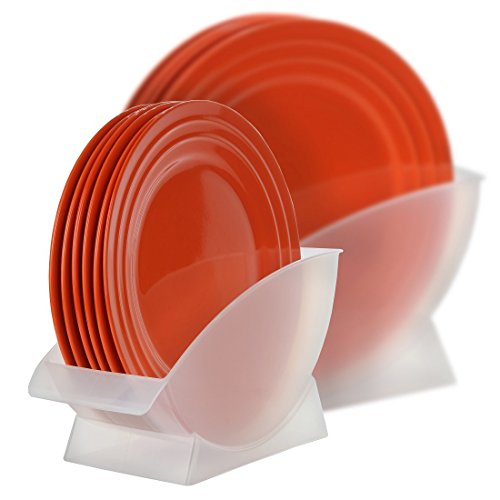 Home-X 9-Inch, Salad/Dessert Plate Holder. Holds Plates in Upright Position