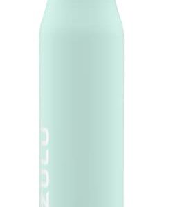 ZULU Ace Vacuum Insulated Stainless Steel Water Bottle with Leak-Proof Locking Lid and Removable Base, Yucca, 24oz
